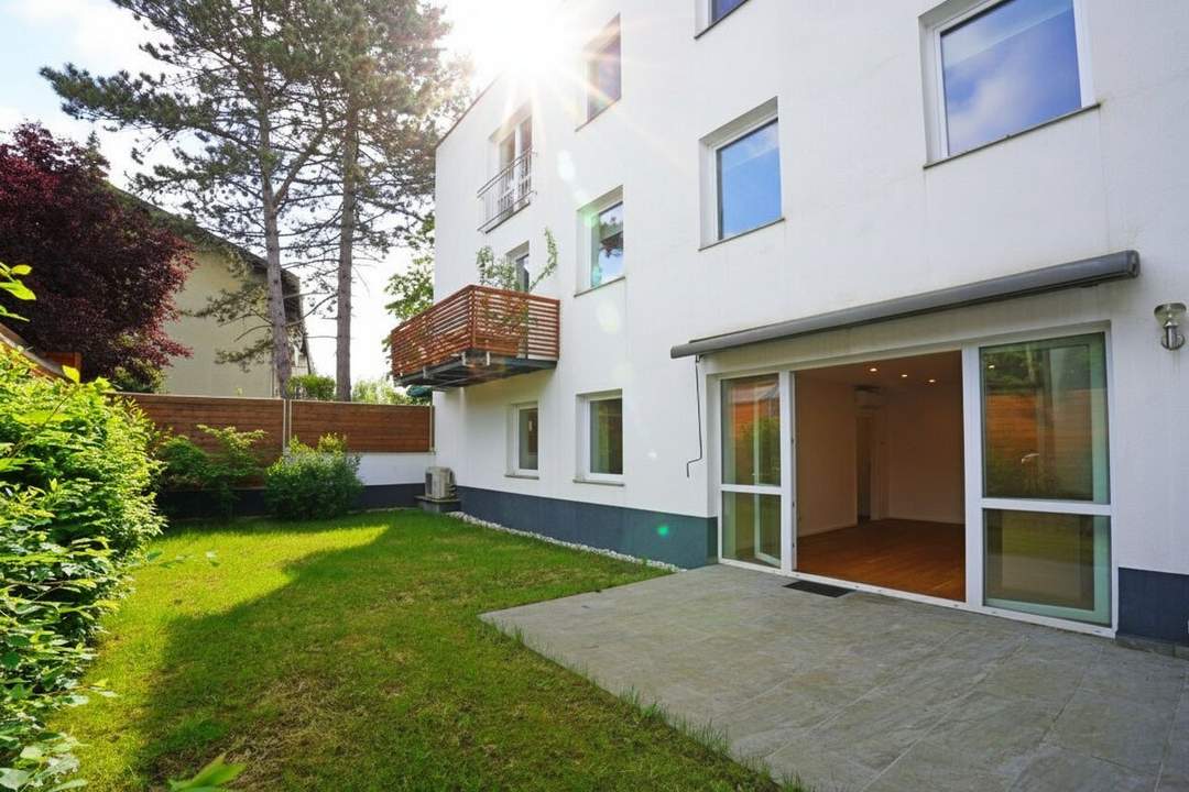 Moderne 3-Zimmer-Gartenwohnung am Wiener Stadtrand - hochwertig ausgestattet und bestens angebunden