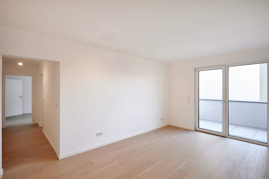 Ankommen & Aufatmen – 3-Zimmer-Balkonwohnung nähe Donau - Erstbezug in Hoflage, Wohnung-kauf, 499.900,€, 1220 Wien 22., Donaustadt