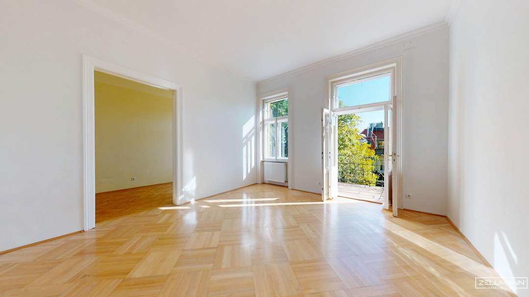 GERSTHOF | Tolle Altbauwohnung | 4 Zimmer | Balkon | Nähe Türkenschanzpark | ZELLMANN IMMOBILIEN