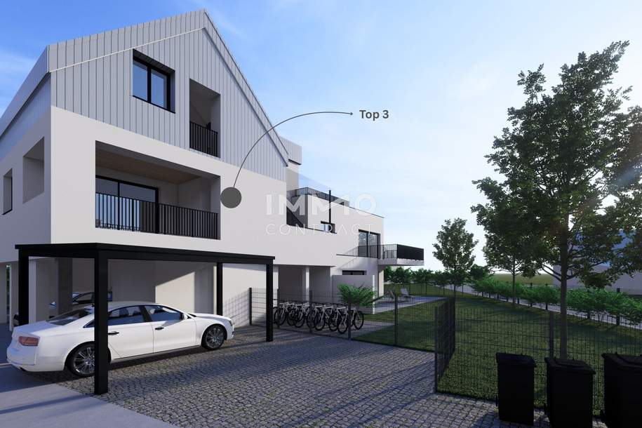 Architektonisch durchdachtes Wohnen mit privater Terrasse!, Wohnung-kauf, 385.000,€, 4050 Linz-Land