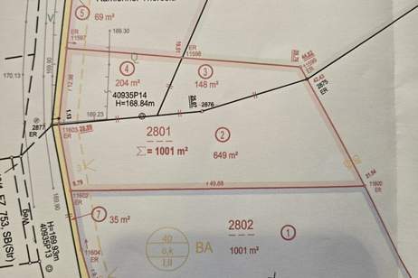 Baugrundstück in 2111 Tresdorf – 1.001 m² in toller Ruhelage, Grund und Boden-kauf, 470.470,€, 2100 Korneuburg
