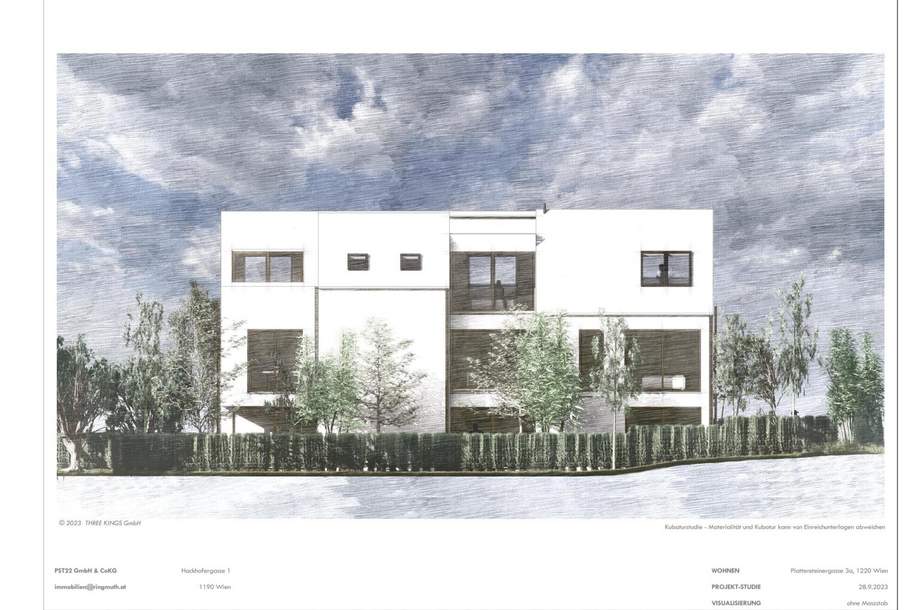 Mühlwasser I PREISREDUZIERTES baubewilligtes PROJEKT I SOFORT umsetzbar!, Haus-kauf, 690.000,€, 1220 Wien 22., Donaustadt