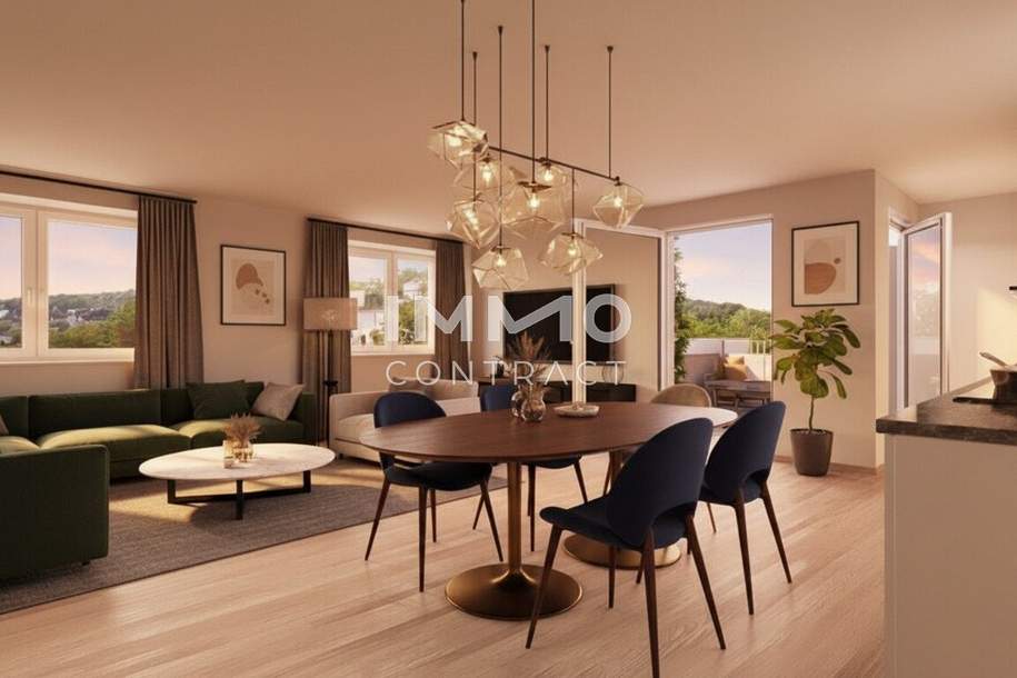 Exklusive Wohnresidenz mit 49 m² Wohnsalon &amp; Sonnenterrasse – Erstbezug, Wohnung-kauf, 295.100,€, 1140 Wien 14., Penzing