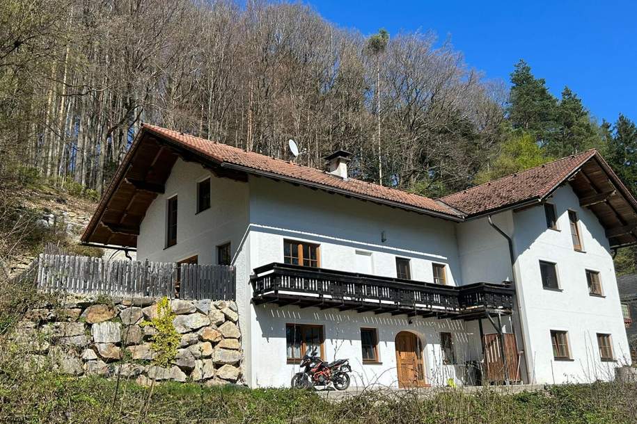 In Kaufabwicklung ! Gemütliches Landhaus mit Einliegerwohnung in erhöhter Waldrandlage - Sehr ruhig gelegen!, Haus-kauf, 350.000,€, 3203 Sankt Pölten(Land)