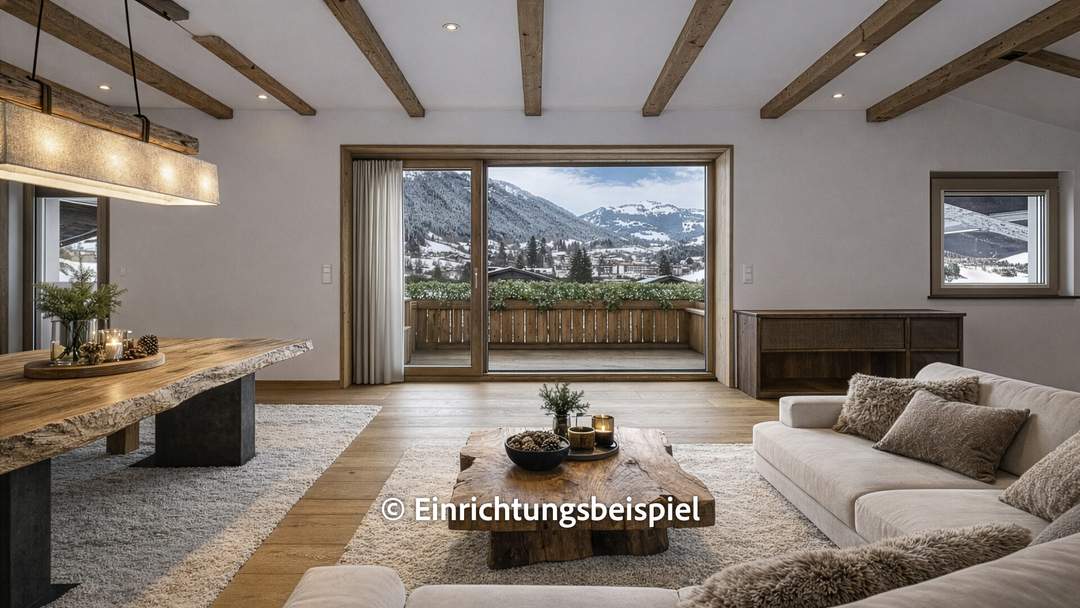 Dachgeschosswohnung im Zentrum mit Panorama-Ausblick