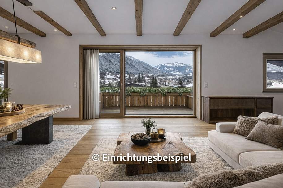 Dachgeschosswohnung im Zentrum mit Panorama-Ausblick, Wohnung-kauf, 395.000,€, 6370 Kitzbühel