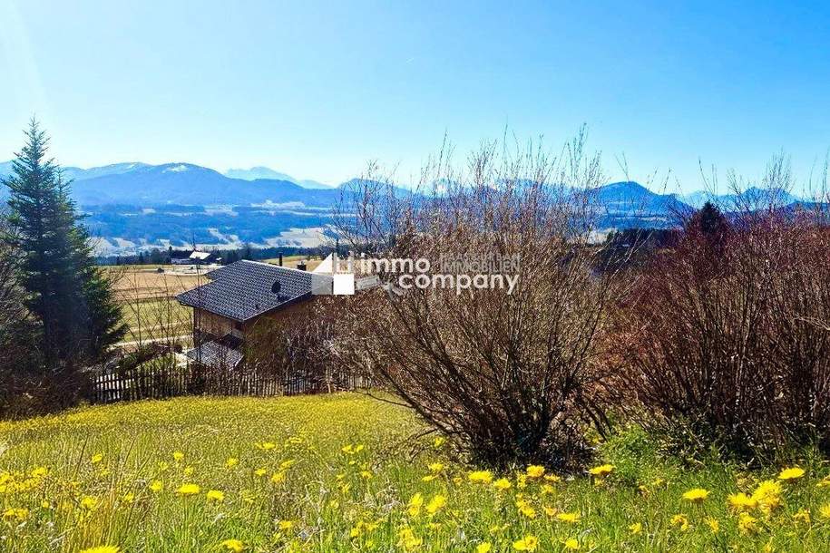 Exklusives Baugrundstück: 954m² Baugrund mit atemberaubendem Bergblick in Thalgau!, Grund und Boden-kauf, 648.000,€, 5303 Salzburg-Umgebung