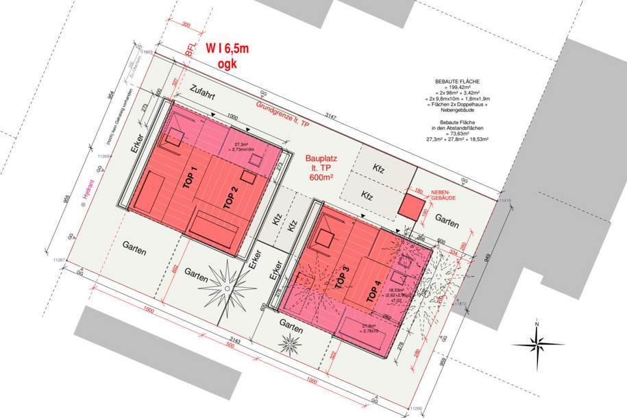 PREISREDUZIERT! Baugenehmigtes Projekt mit 4 Wohnhauseinheiten in absolut ruhiger grüner Wohnlage, Haus-kauf, 699.000,€, 1220 Wien 22., Donaustadt