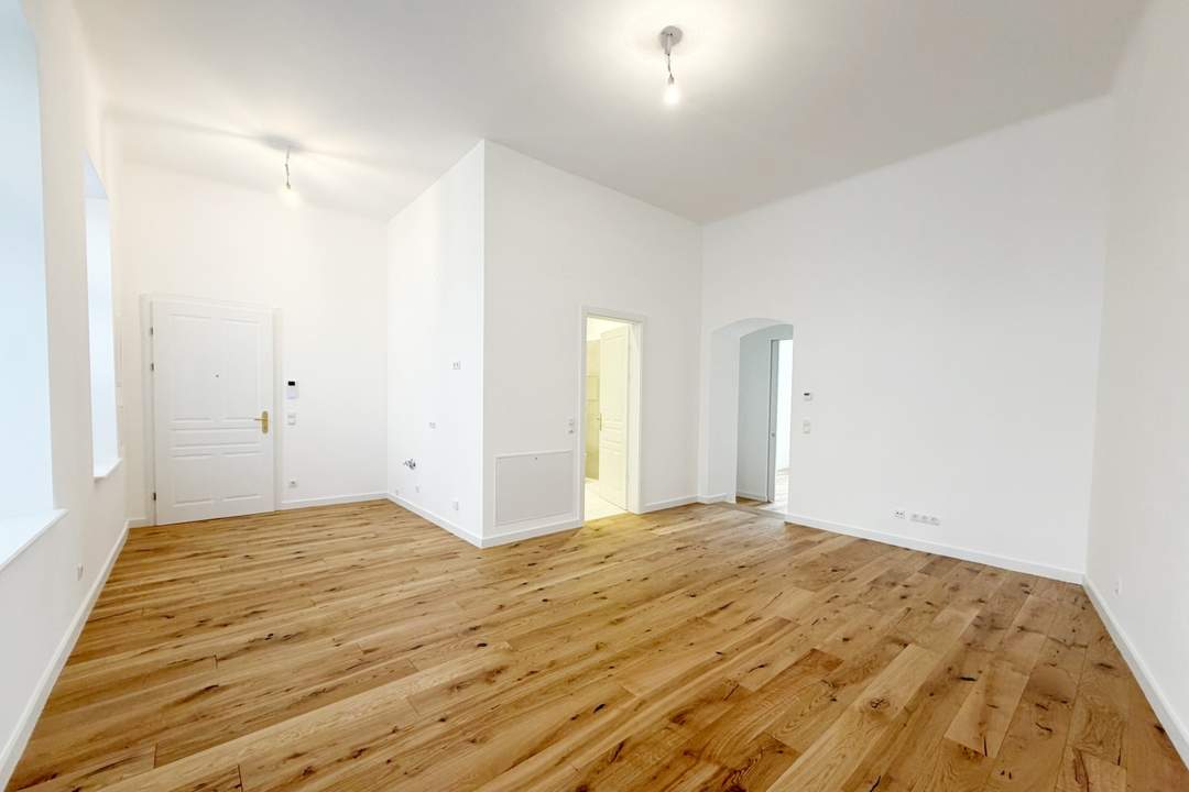 Stadtleben und Ruhe vereint: 2-Zimmer-Wohnung mit privater Innenhofterrasse