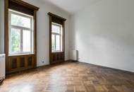 Historische Villa Seutter | sanierungsbedürftige 3 Zimmer-Gartenwohnung mit Atrium in Grünruhelage nähe U-Bahn | 4,40m Raumhöhe