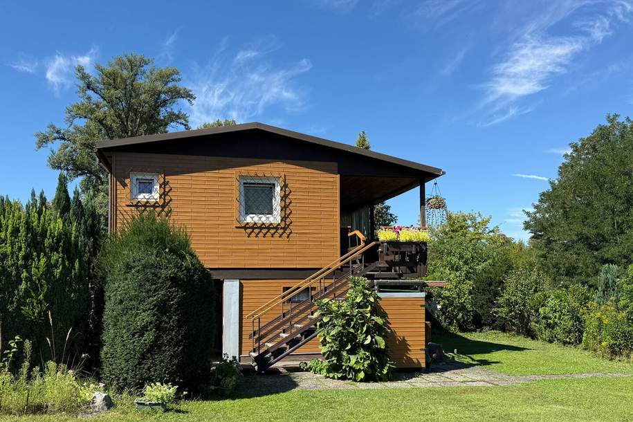 Idyllisch gelegenes Badhaus auf Doppelparzelle, Haus-kauf, 70.000,€, 3430 Tulln