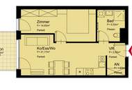 Moderne 2-Zimmer Wohnung I Balkon I nahe U1 Kagraner Platz