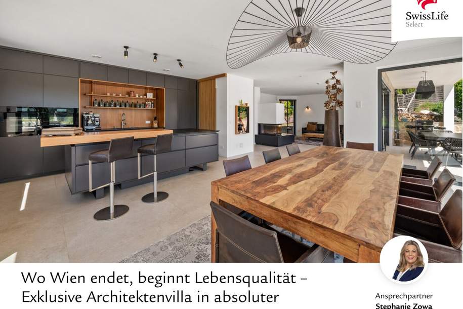 Luxus, Diskretion und Natur in Perfektion – Designerhaus mit unvergleichlicher Privatsphäre, Haus-kauf, 2.500.000,€, 1140 Wien 14., Penzing