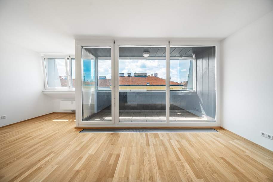 TOPMIKROLAGE! Sonnige DACHWOHNUNG mit traumhafter Loggia, FERNBLICK und PRIVATSPHÄRE!, Wohnung-kauf, 349.000,€, 1030 Wien 3., Landstraße