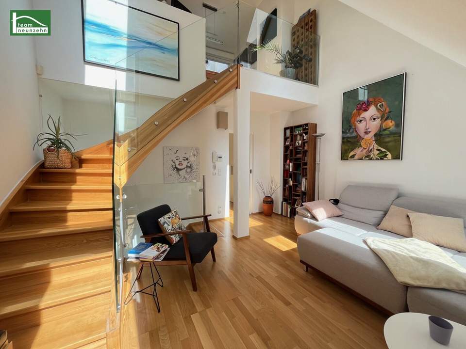 Rarität! Charmante Altbau-Dachgeschoss-Maisonette-Wohnung im kleinen Barockhaus Nähe Augarten! Neben der U2! Wohngenuss auf 3 Ebenen mit Terrasse!