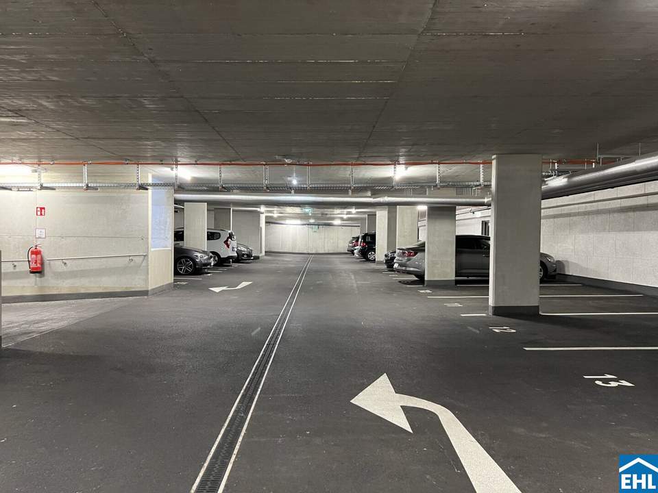 Tiefgaragenstellplatz im Sonnwendviertel zu vermieten!