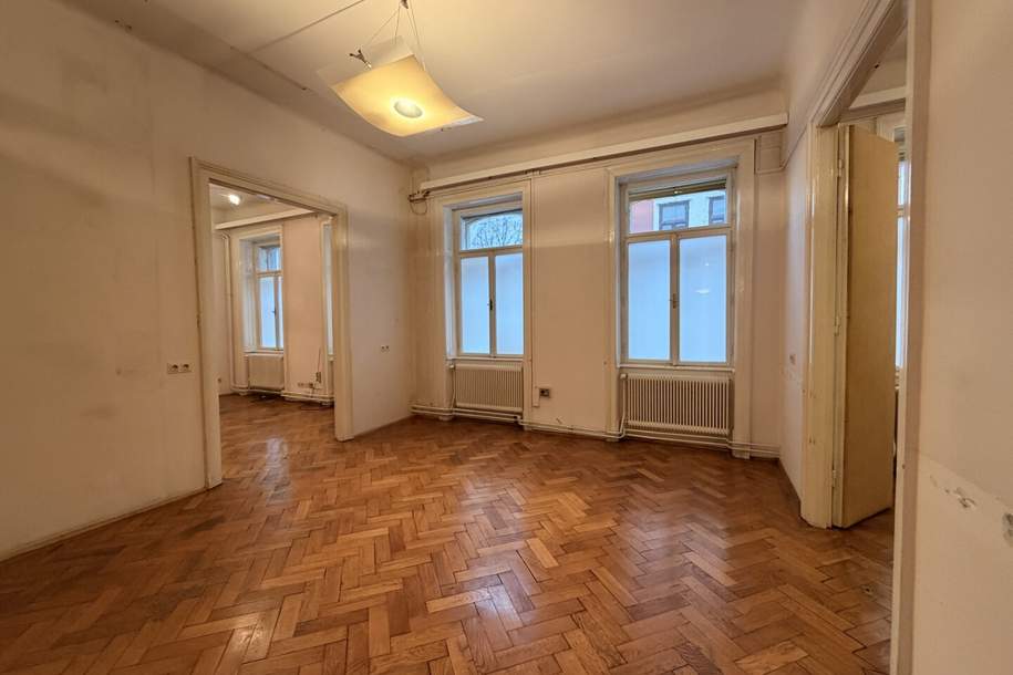 Kurzgasse - repräsentatives Altbaubüro Nähe U3/U6 Westbahnhof, Gewerbeobjekt-miete, 1.470,65,€, 1060 Wien 6., Mariahilf