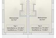 Neubau-Doppelhaus mit großem Garten und eigenem Waldstück | 4 Zimmer | Südseitiger Garten/Terrasse | Vollunterkellert | Luftwärmepumpe | 2 Einheiten verfügbar