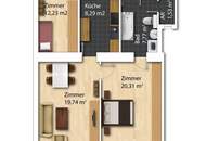 Lichtdurchflutete 3-Zimmer-Altbauwohnung im 3. Liftstock