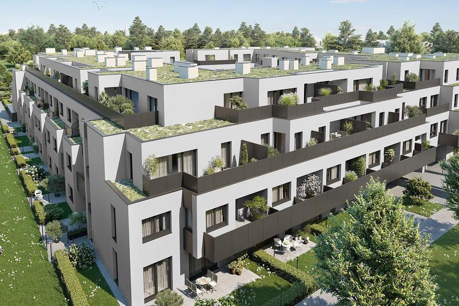 PROVISIONSFREI - Aspern Flats 101 - Ihr Traum vom Eigenheim im Grünen, Wohnung-kauf, 211.500,€, 1220 Wien 22., Donaustadt