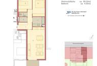 Gut geschnittene 3 Zimmer-Neubauwohnung mit Balkon in Margareten - ab Mai beziehbar!