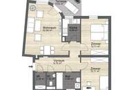 Helle und freundliche 3-Zimmer-Wohnung mit Terrasse im Grünen