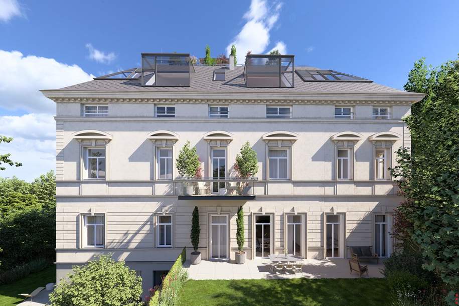 RESIDIEREN WIE IM SCHLOSS | 5 Zimmer Stilaltbauwohnung mit ca. 4,30m Raumhöhe | ca. 11m² Balkon geplant &amp; Parkplatz | sanierungsbedürftig, Wohnung-kauf, 1.150.000,€, 1130 Wien 13., Hietzing