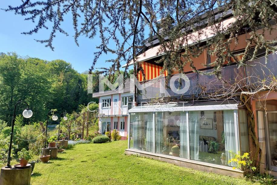 MARIATROST: HERRSCHAFTLICHE LIEGENSCHAFT IN ABSOLUTER RUHELAGE MIT BADEHAUS UND 5 GARAGENPLÄTZE, Haus-kauf, 795.000,€, 8043 Graz(Stadt)
