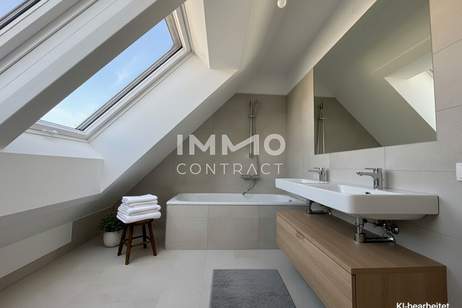 BEIM DONAUUFER: Lichtdurchflutete, klimatisierte Dachgeschoßwohnung mit Dachterrassen über den Dächern von Wien, Wohnung-kauf, 259.500,€, 1210 Wien 22., Donaustadt