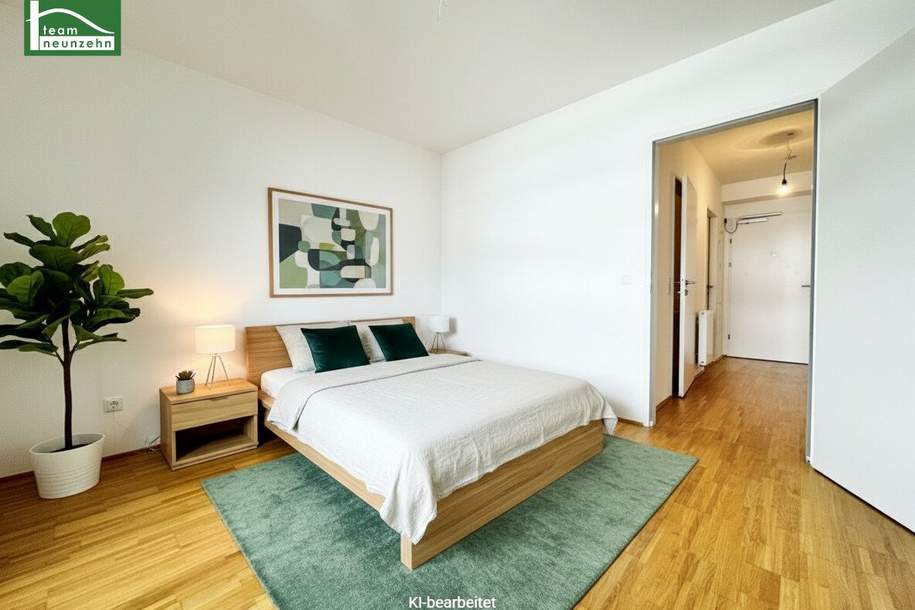 Urbaner Wohnkomfort in grüner Idylle - Weitläufige 2-Zimmer-Wohnung mit großzügigen Balkon!, Wohnung-miete, 832,74,€, 8054 Graz(Stadt)
