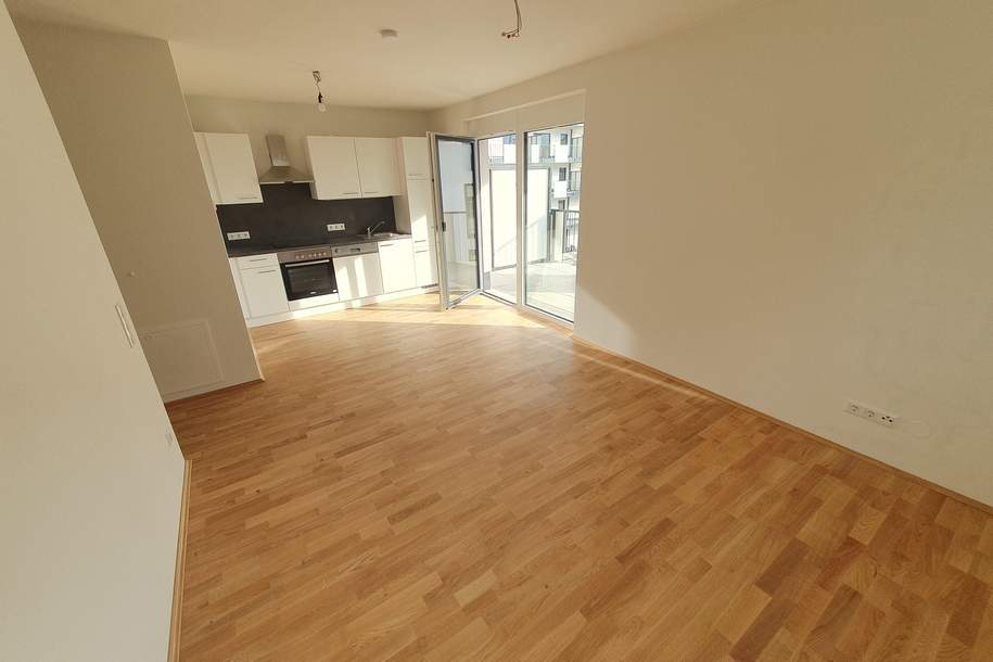 Strahlendes Wohnvergnügen: 2-Zimmer-Oase mit Traumbalkon!, Wohnung-miete, 645,65,€, 8051 Graz(Stadt)