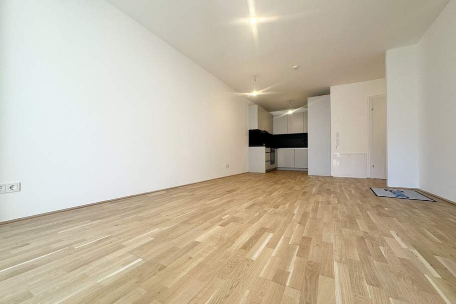 Hier müssen Sie schnell sein - AB SOFORT BEZIEHBAR! Tolle 2 Zimmerwohnung + Loggia! Absolute Ruhelage! U1 Kagranerplatz!, Wohnung-miete, 1.099,00,€, 1220 Wien 22., Donaustadt