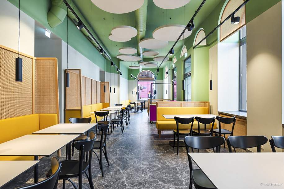 IHR NEUER LIEBLINGSPLATZ! Betriebsbereites Gastronomielokal mit Designer-Ausstattung!, Gewerbeobjekt-miete, 3.734,00,€, 1050 Wien 5., Margareten