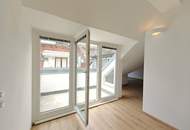 Neustiftgasse: Herrliche Dachterrassenwohnung + Stilaltbau + Überwiegende Süd-West-Ausrichtung + WG-Geeignet