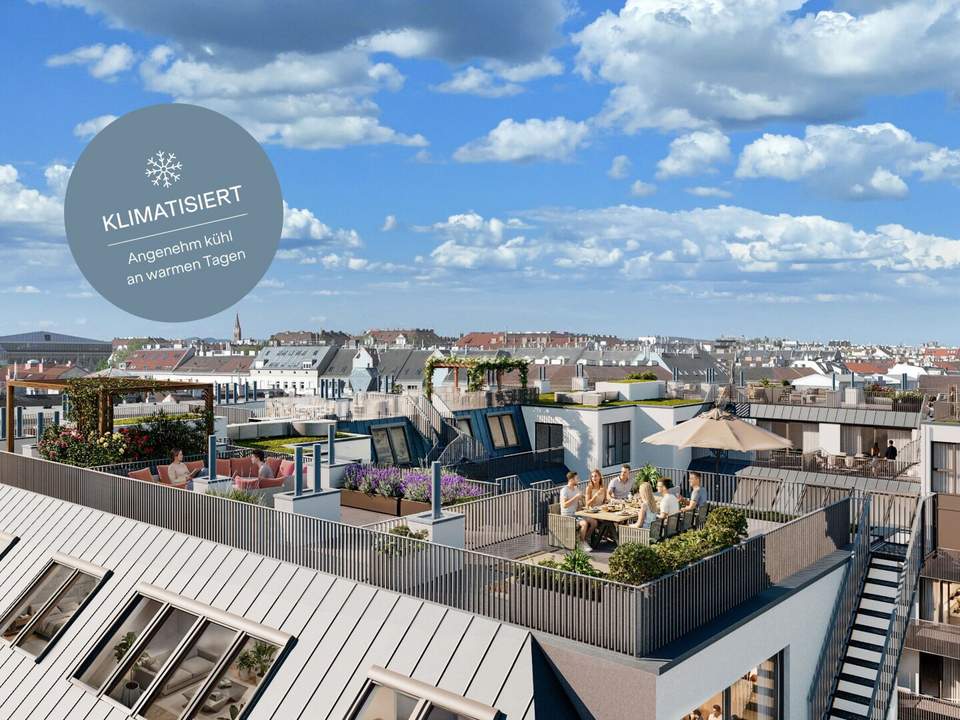 THE ARIK - Penthouse-Feeling mit Weitblick & Sonnenterrasse- URBAN & GRÜN
