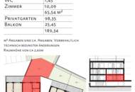 Erstbezug! 2-Zimmer-Mietwohnung mit eigenem Garten &amp; Balkon