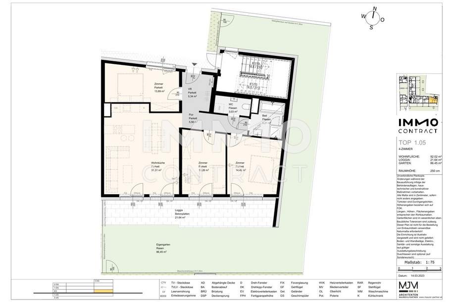Stock2Live Exklusive Wohneinheiten 42qm - 120qm in Stockerau! _fußläufig zu Schule und Bahnhof!, Wohnung-kauf, 520.000,€, 2000 Korneuburg