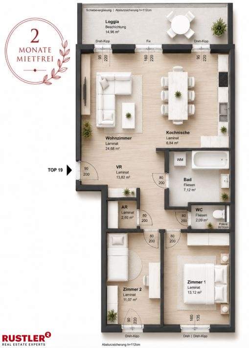 2 MONATE MIETFREI | Modernes Wohnen nahe City