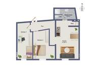 Gemütliche 2-Zimmerwohnung Nähe Roseggerhaus