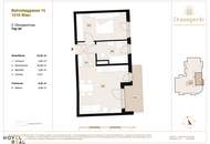 NEU | Exklusive Aktion – Küche inklusive | Jetzt sichern! "DONAU PERLE" Meine Wohlfühloase: 2-Zimmer-Erstbezug Wohnung mit Balkon!