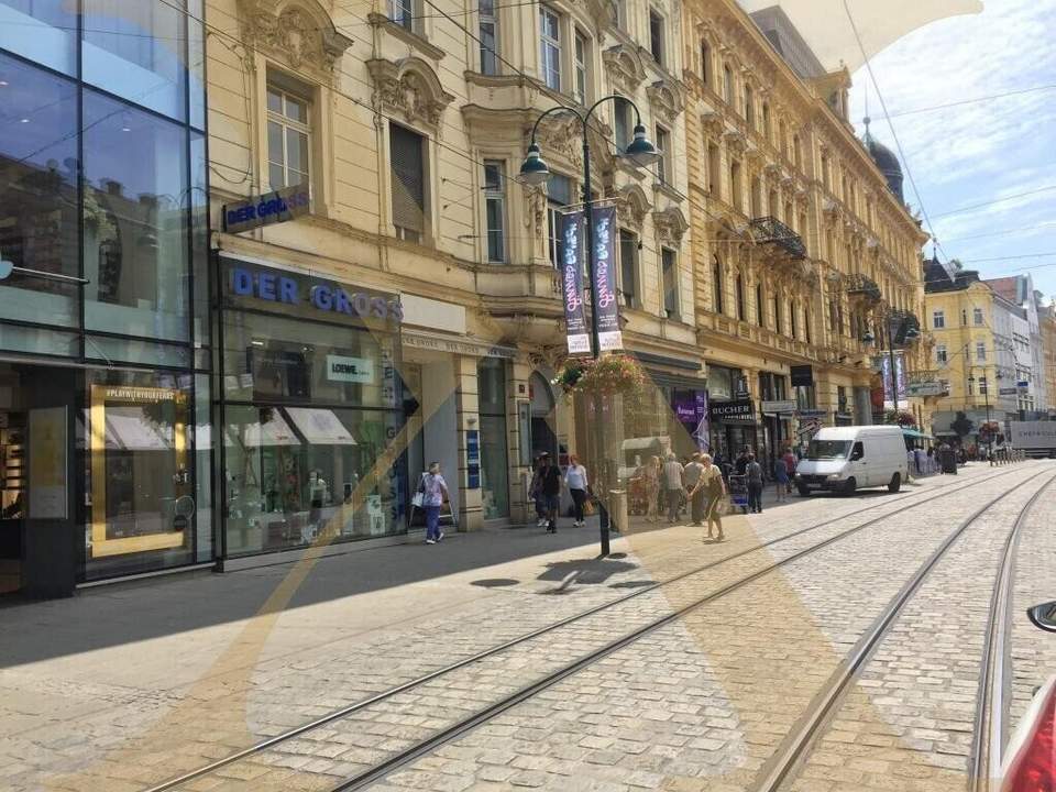 Optimales Geschäftslokal mit sehr hoher Fußgängerfrequenz direkt an Linzer Landstraße zu vermieten!