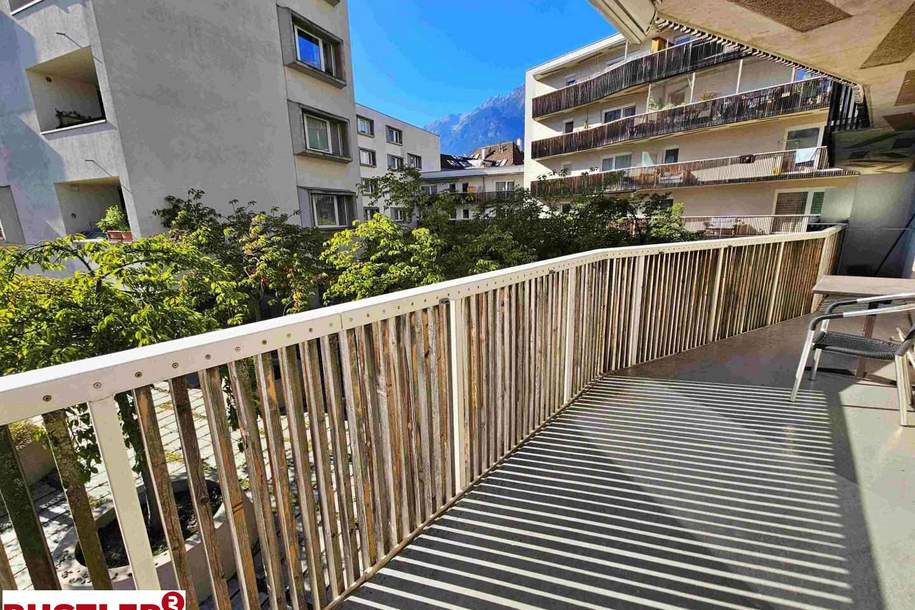 Attraktive WG taugliche 3-Zimmer-Wohnung mit sonniger Westterrasse in zentraler Lage von Innsbruck!, Wohnung-kauf, 499.000,€, 6020 Innsbruck-Stadt