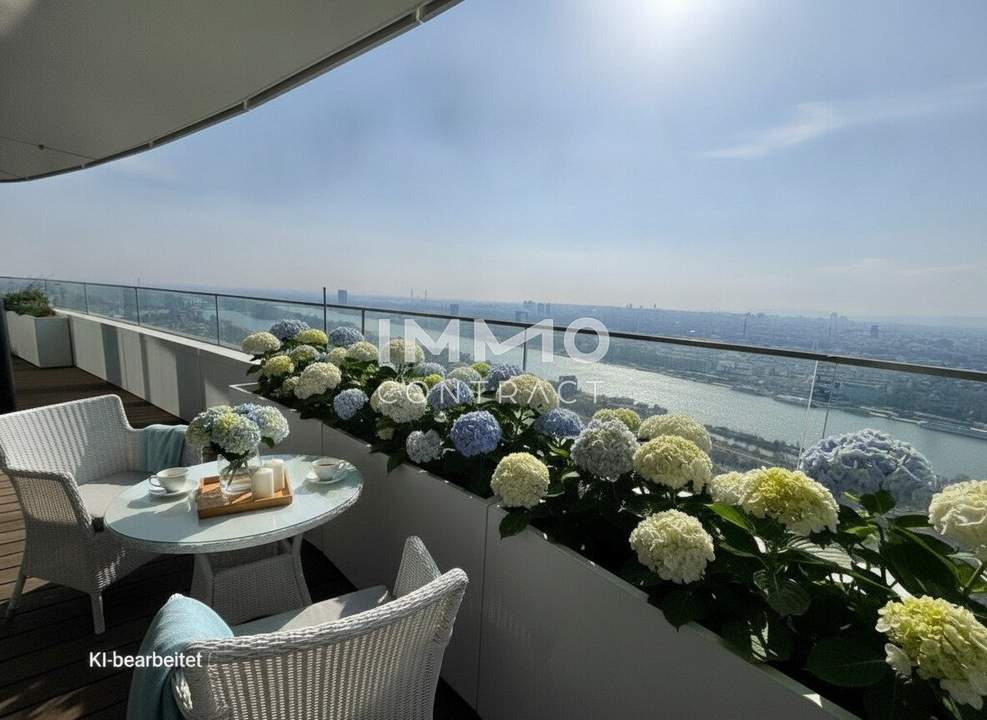 Ausblick wohin das Auge reicht - 39. Stock Erstbezug (Doorman, Gym, Sauna, Pool, Lounges u.v.m)