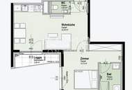 Sonnige 2 Zimmer-Wohnung in Hofruhelage – top angebundener Erstbezug BEIM DONAUUFER