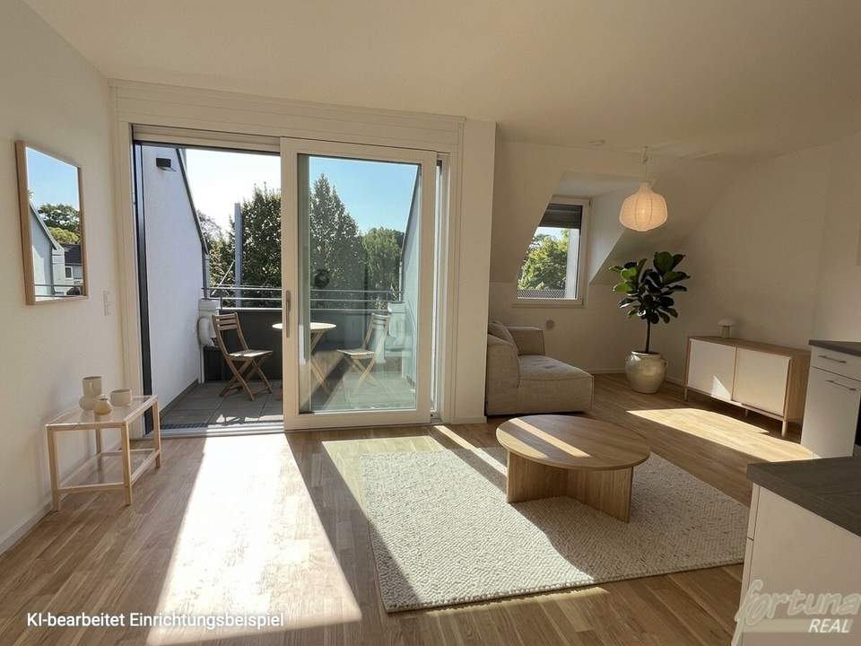 „Dachgeschosswohnung - Sauna und Fitnessbereich im Herzen von Auhof“