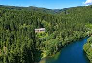 Naturidyll mit Seeblick – ehemalige Schule am Soboth-Stausee in Alleinlage mit viel Ruhe &amp; Raum
