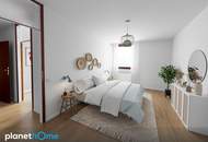 7. Stock! Superhelle 3-Zimmer-Wohnung mit Loggia, Fernblick &amp; Garage nahe dem Belgradplatz