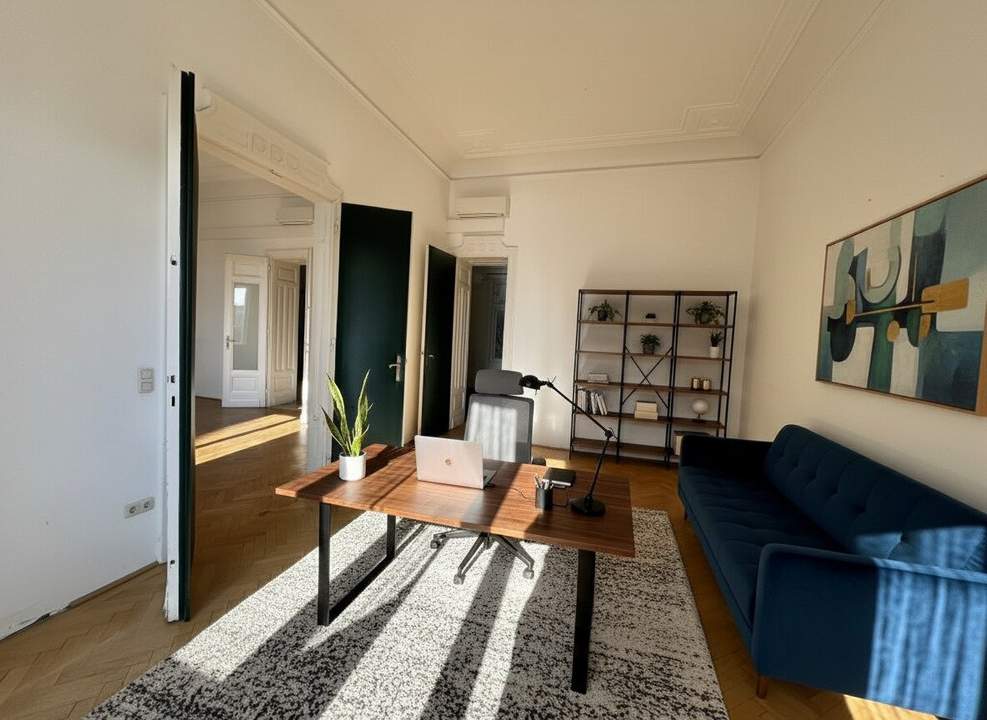 1040! Exklusive Bürofläche direkt neben dem Schwarzenbergplatz in einem stilvollen Altbau mit historischem Charme!