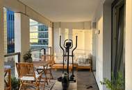 PART FURNISHED MODERN APARTMENT ON HIGHER FLOOR: 3 ROOMS with Fitness und Sauna * free from 01.08.2026 *
