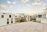 Luxuriöse Penthouse-Wohnung mit 123 m² privater Dachterrasse! Fitness, Sauna und Concierge!